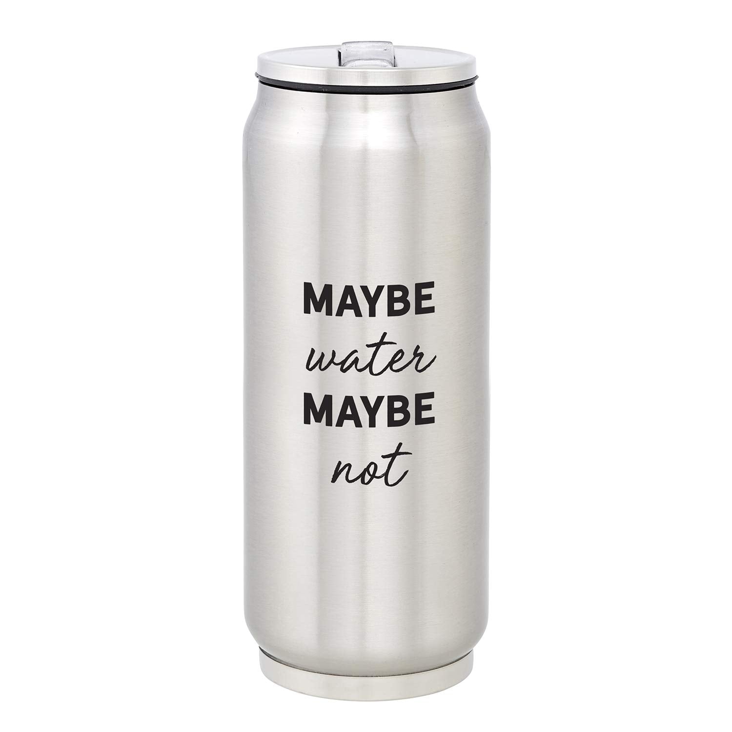 Santa Barbara Design Studio SIPS Drinkware StainlessSteel Insulated Can (Tumbler) with Lid and Collapsible Straw, 12Ounce, May