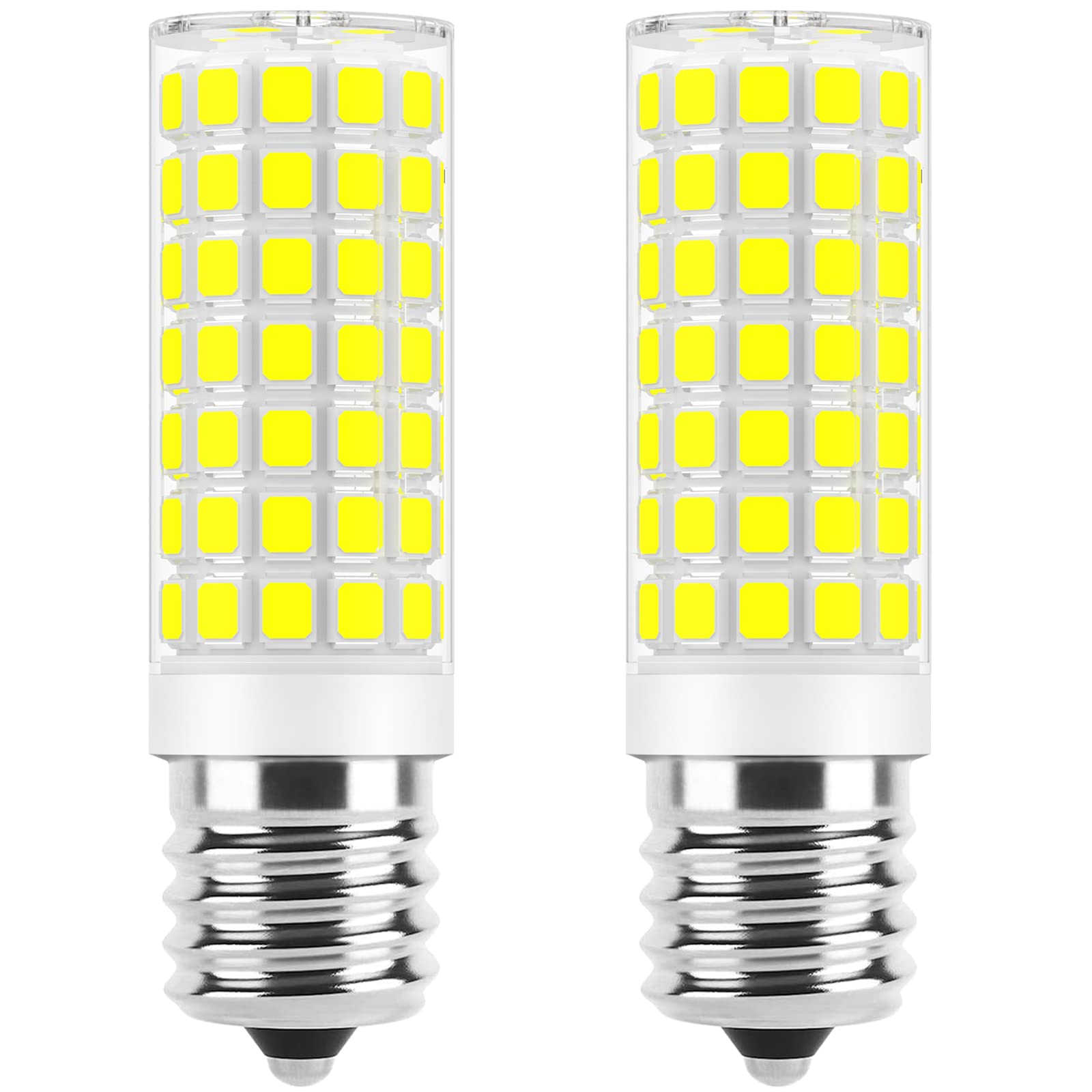 E17 Led Bulb Dimmable, 7W Microwave Over Stove Bulb, 120V 60W Incandescent Equivalent, Daylight White 6000K, Fit For Whirlpool M