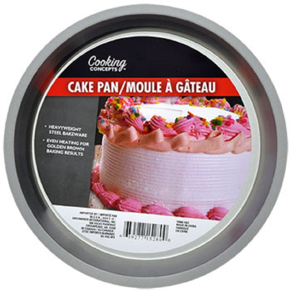 Party & Catering Supplies - Cooking Concepts Round Cake Pans, 8'' Diameter - 2 Ct Pack