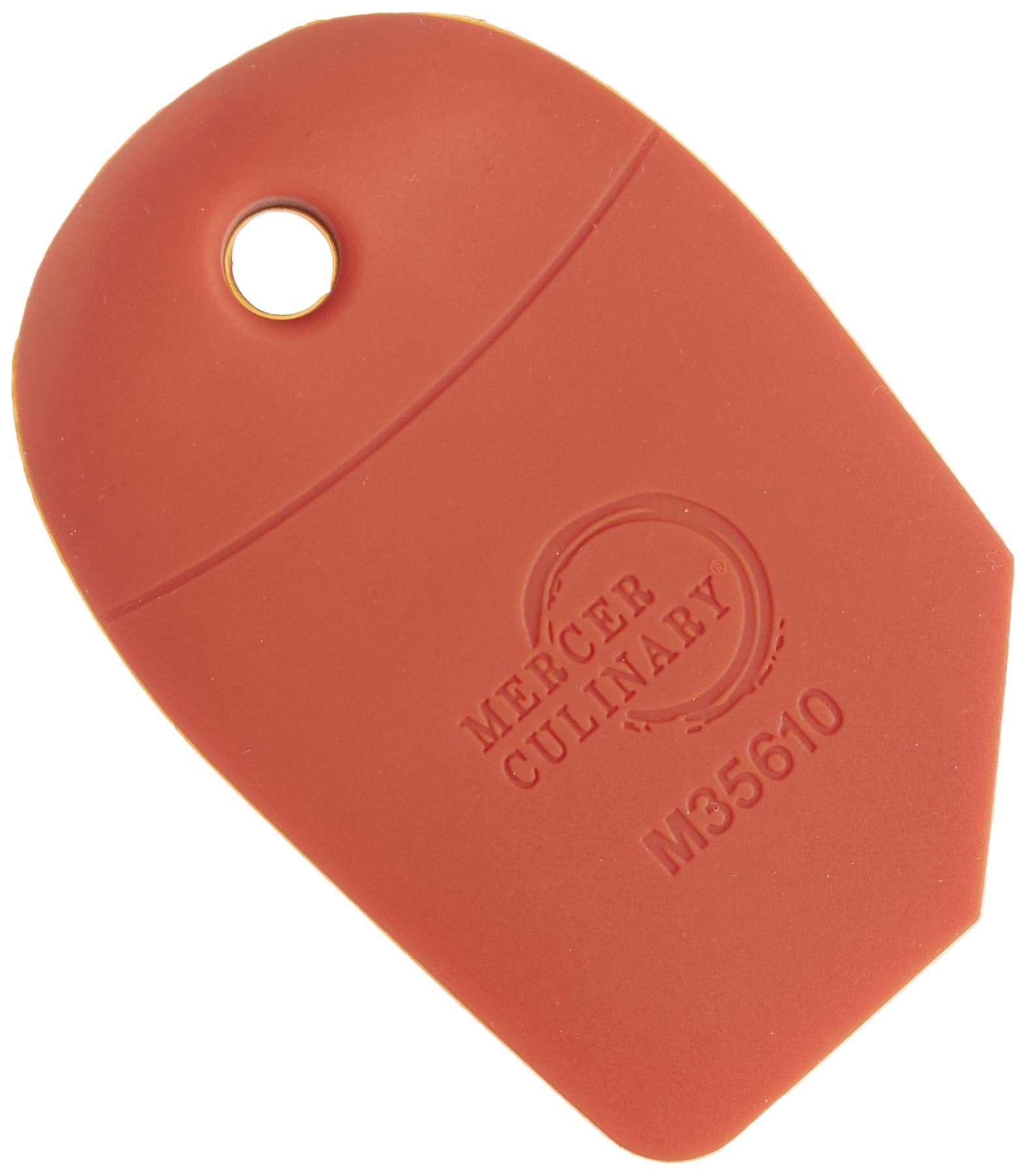 Mercer Culinary Silicone 45 Degree Angle Plating Wedge, Red, Large