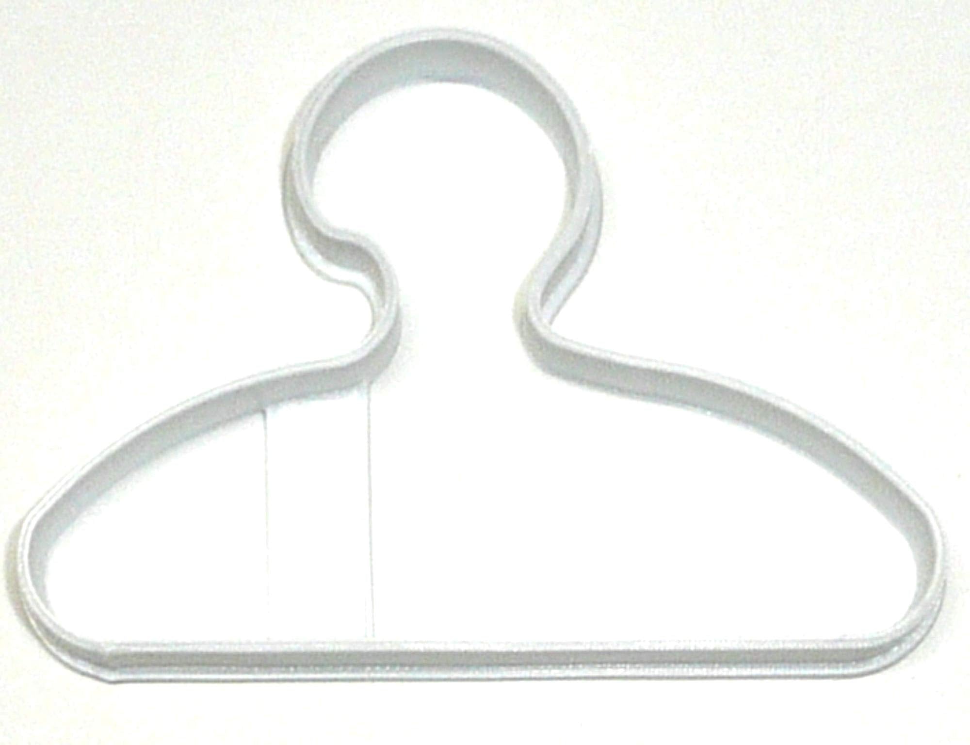 Clothes Hanger Outline Clothing Fashion Show Wedding Bridal Shower Cookie Cutter Usa Made Pr2620