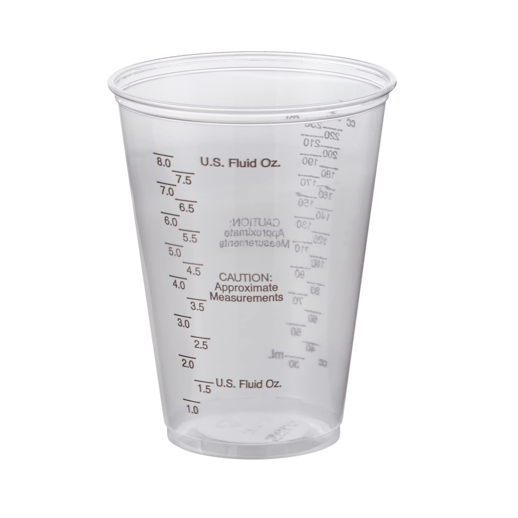 Dart Tp10Dgm 10 Ounce Graduated Medical Ultra Clear Pet Plastic Cup, 50 Count (Pack Of 20), Total 1000 Count