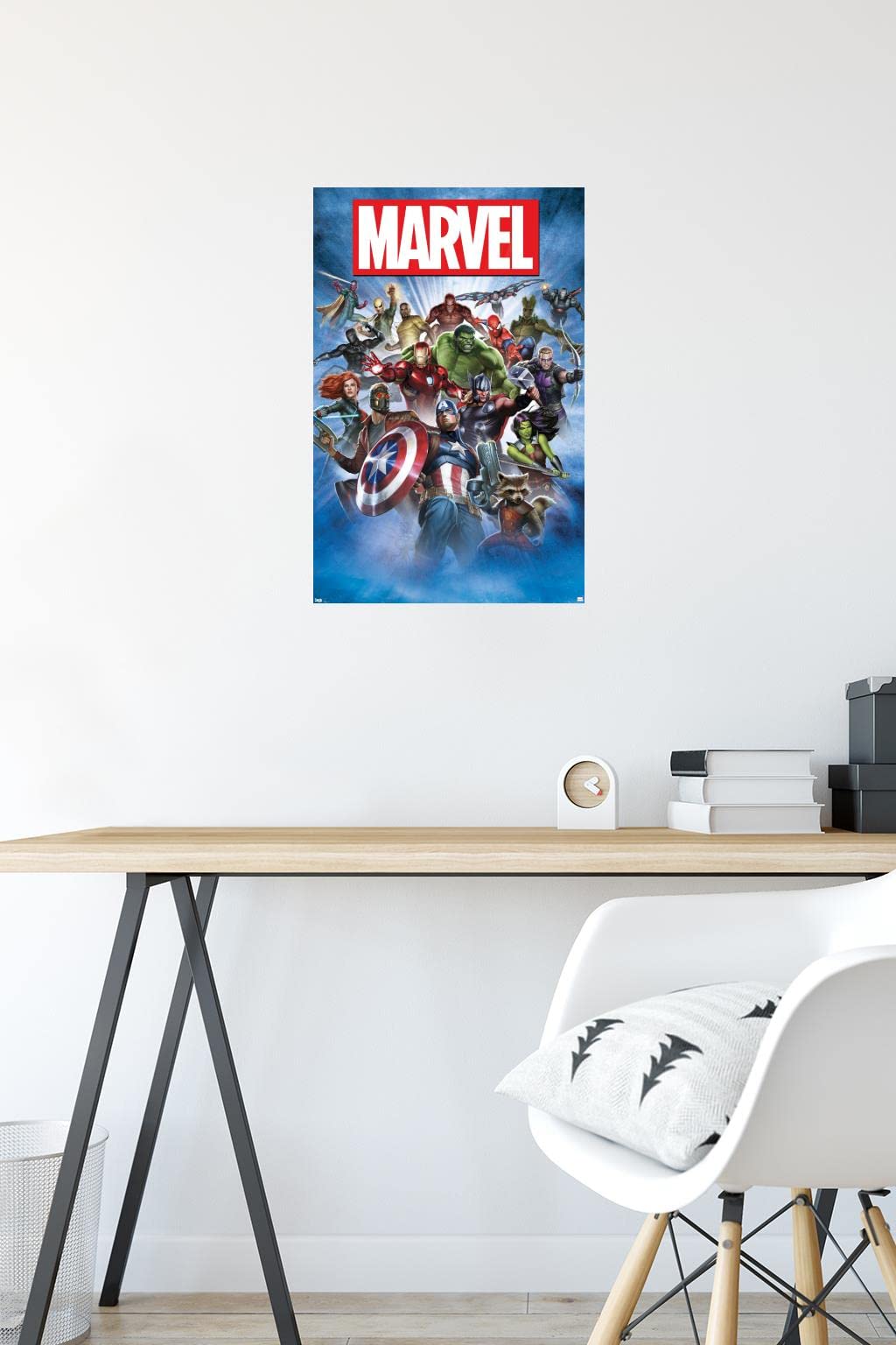 Trends International Marvel Comics - Group Shot Wall Poster, 14.725'' X 22.375'', Premium Unframed Version
