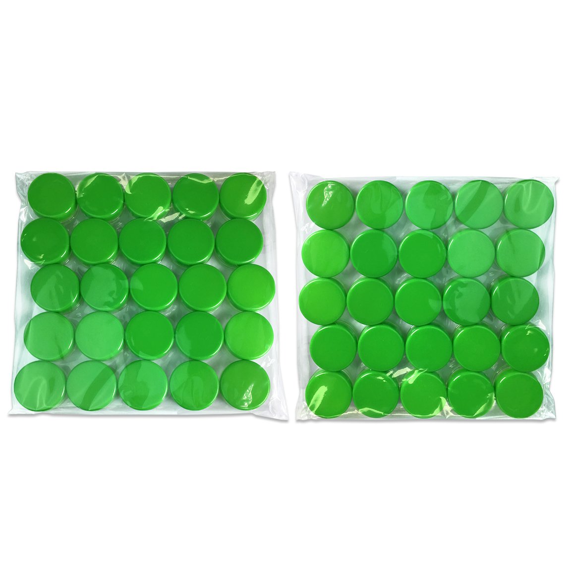 Beauticom (200 Pieces Jars + Lid) 3G/3Ml Round Clear Jars With Green Screw Cap Lids For Scrubs, Oils, Toner, Salves, Creams, Lot