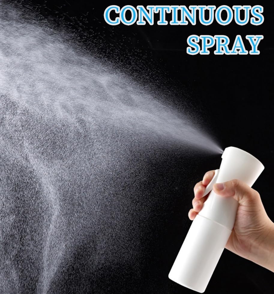 Misto Continuous Spray Bottle With Ultra Fine Mist - 10.1Oz/300Ml For Hair, Home Cleaning, Salons, Plants, Aromatherapy, And Mor