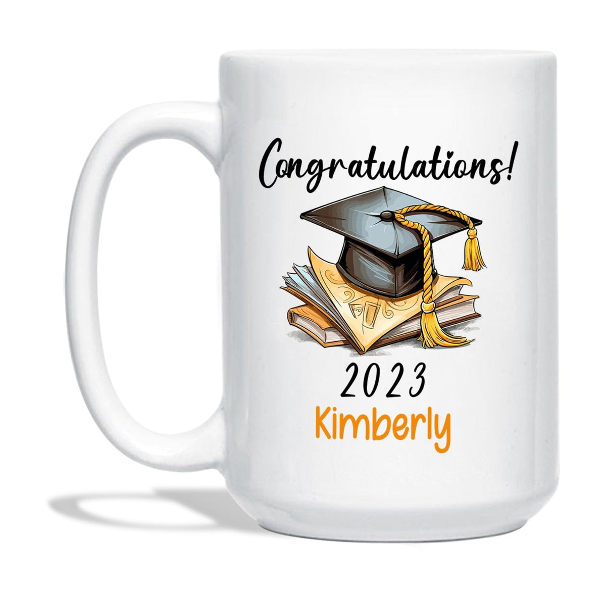 Ezaro Personalized Congratulations Ceramic Mug, Gift for Sister Brother Friends, Graduate Travel Mug Gift for Graduation Day, Cu