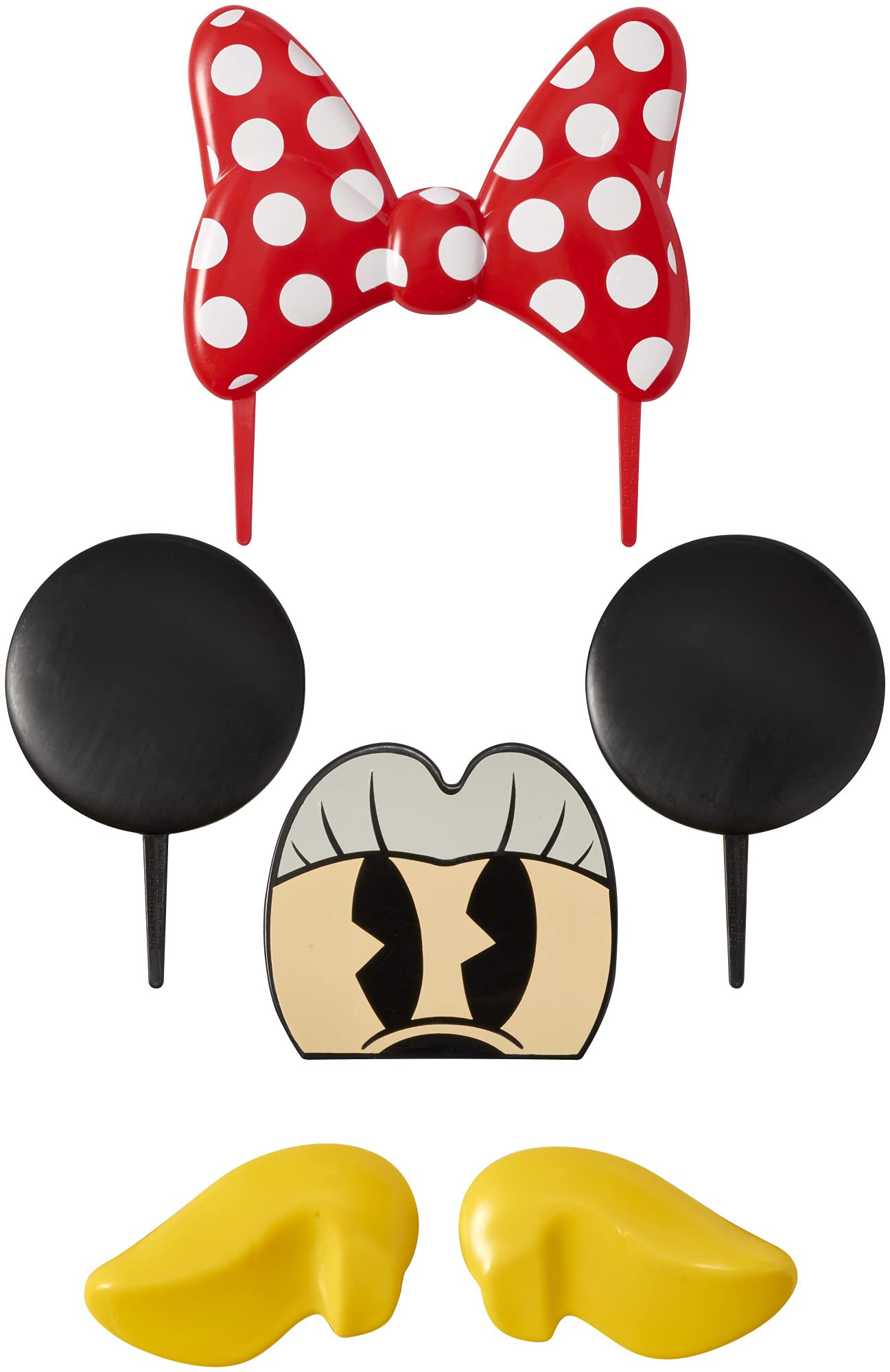 DecoPac Minnie Mouse Creations DecoSet Cake Topper  1 Count (Pack of 1)  Multiple