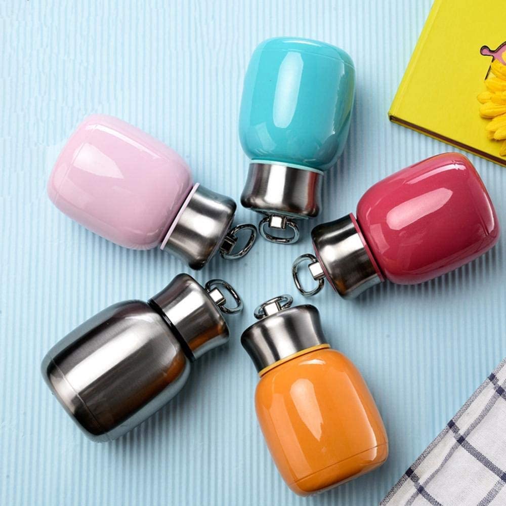 7Oz/200Ml Small Mini Vacuum Insulated Water Bottle Portable Leakproof Travel Mug Stainless Steel Cold And Hot Thermal Flask For