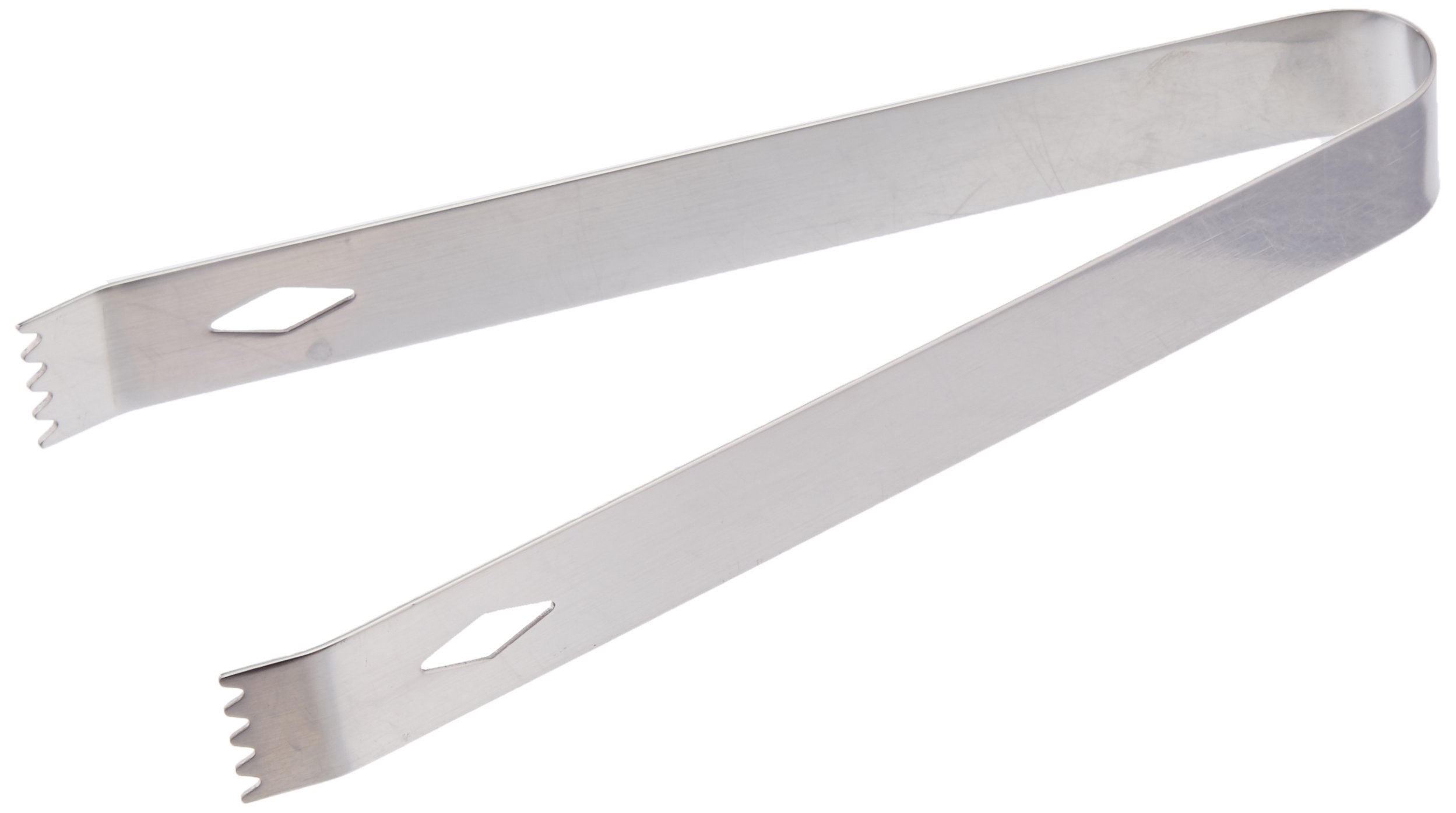 Tablecraft Stainless Steel Ice Tongs, 6.75'', Metallic