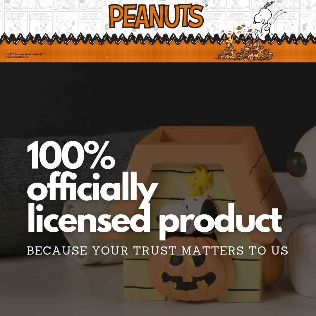 Peanuts Snoopy Toothbrush Holder - Makeup Brushes/Pens Tumbler, (Officially Licensed Product) by Franco Collectibles