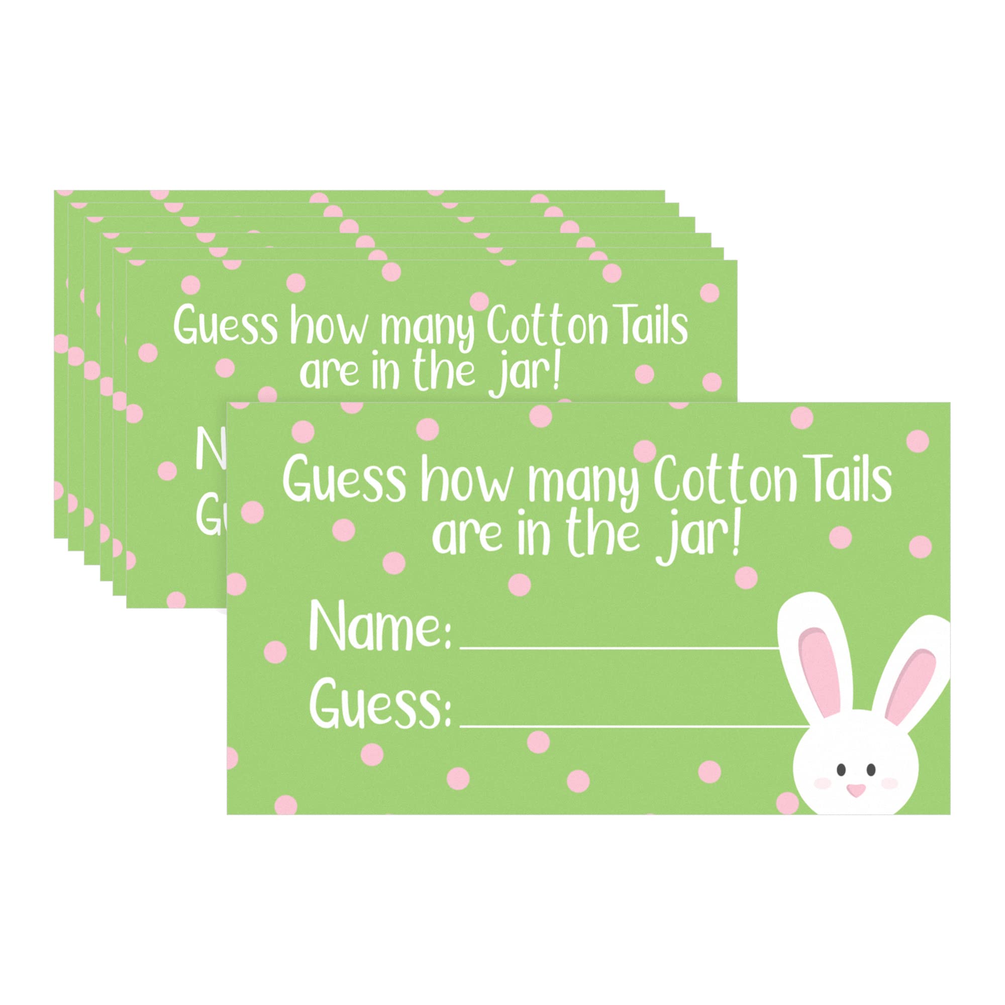 Distinctivs Spring Game For Classroom Parties, How Many Cotton Tails In The Jar Easter Party Game, Bunny Brunch (Extra Guessing