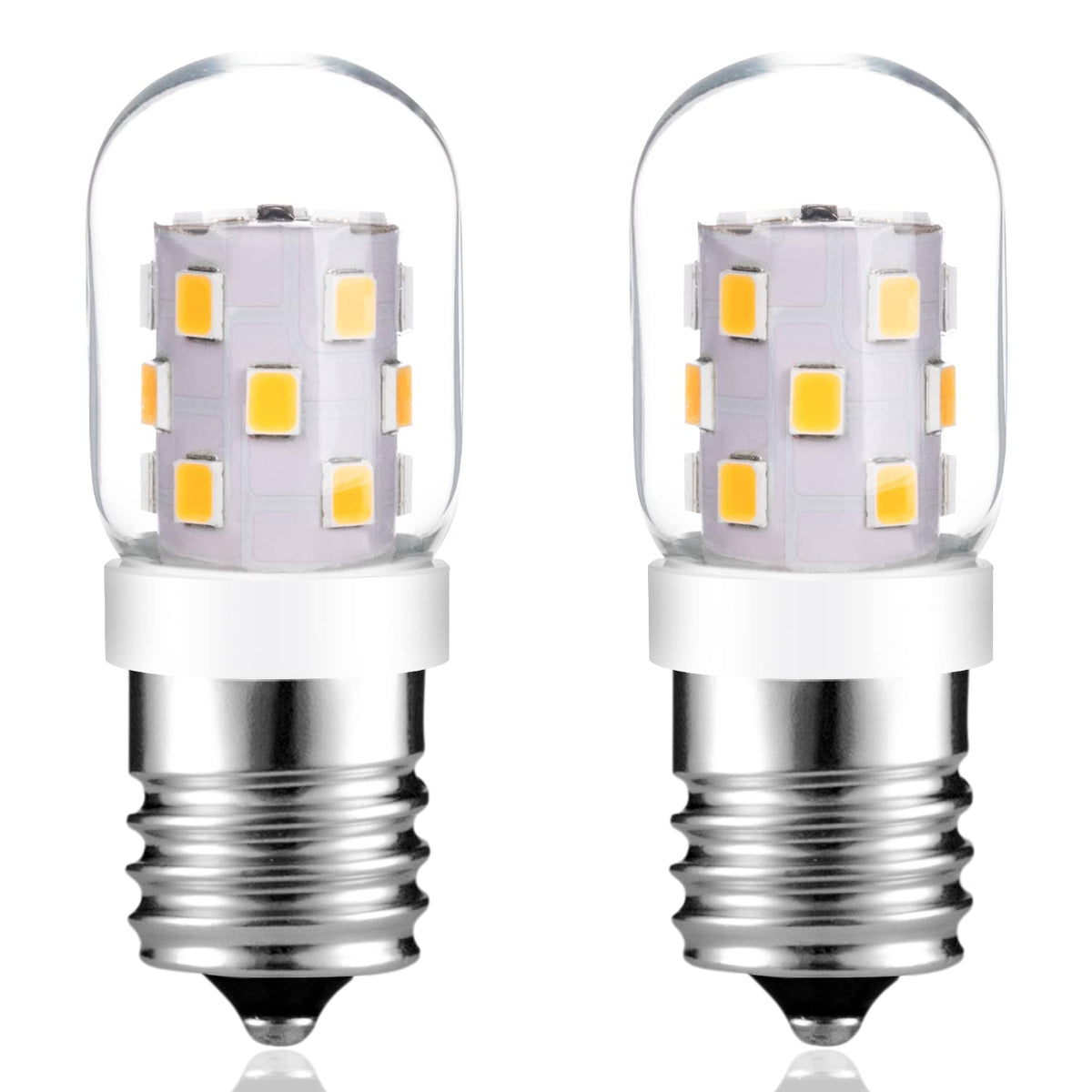 Maelsrlg Led Microwave Light Bulbs Under Hood 40W Equivalent, E17 Led Bulb Dimmable For Range Hood, 3W 380 Lumens, Led Appliance