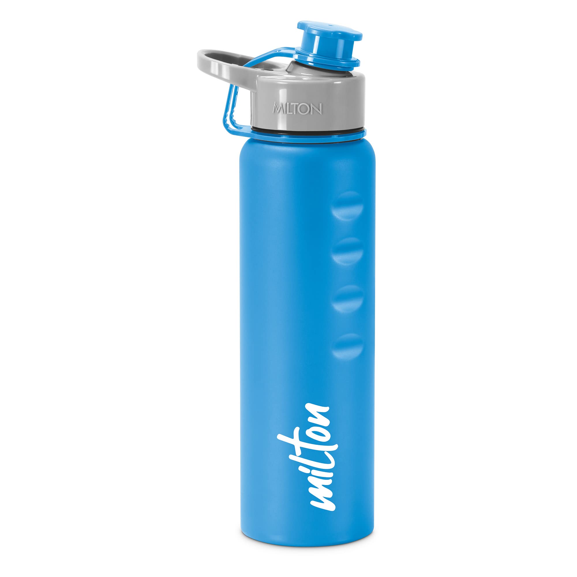Milton Gripper 1000 Stainless Steel Water Bottle, 900 Ml, Green | Leak Proof | Easy Grip | Light Weight | Easy To Carry