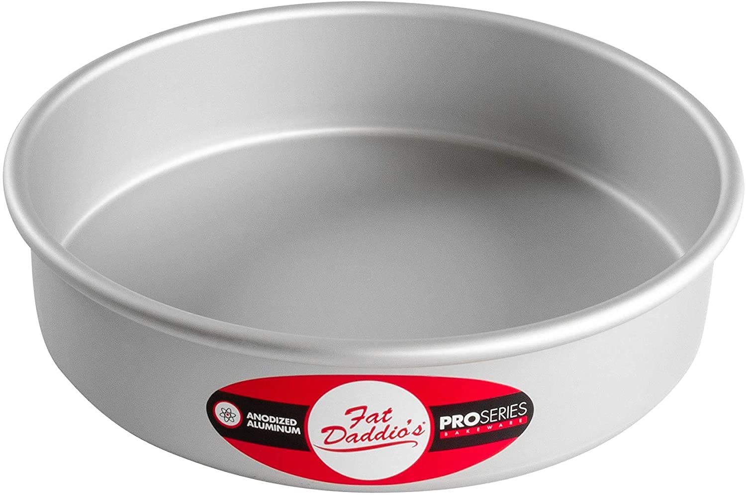 Fat Daddio'S Anodized Aluminum Round Cake Pan, 8 X 2 Inch