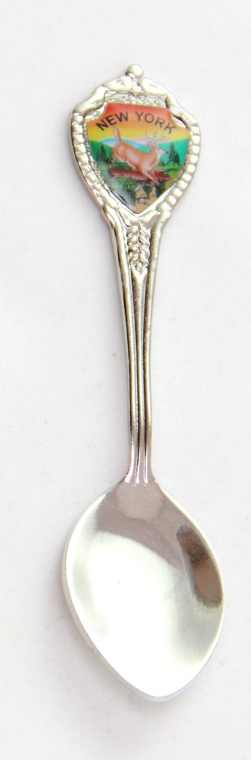 New York State Souvenir Collectible Mini Spoon 3'' Lpco