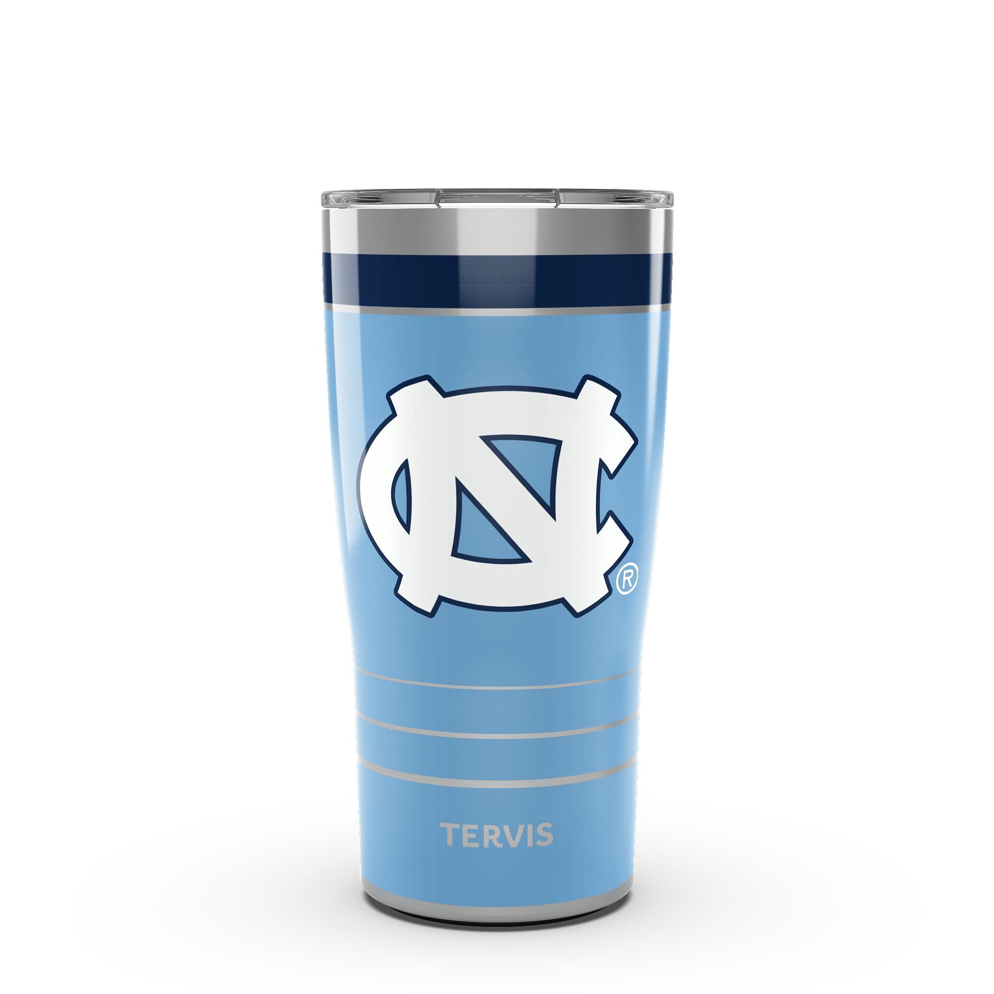 Tervis Traveler North Carolina Tar Heels - MVP Triple Insulated Tumbler Travel Cup Keeps Drinks Cold & Hot, 20oz, Stainless Stee