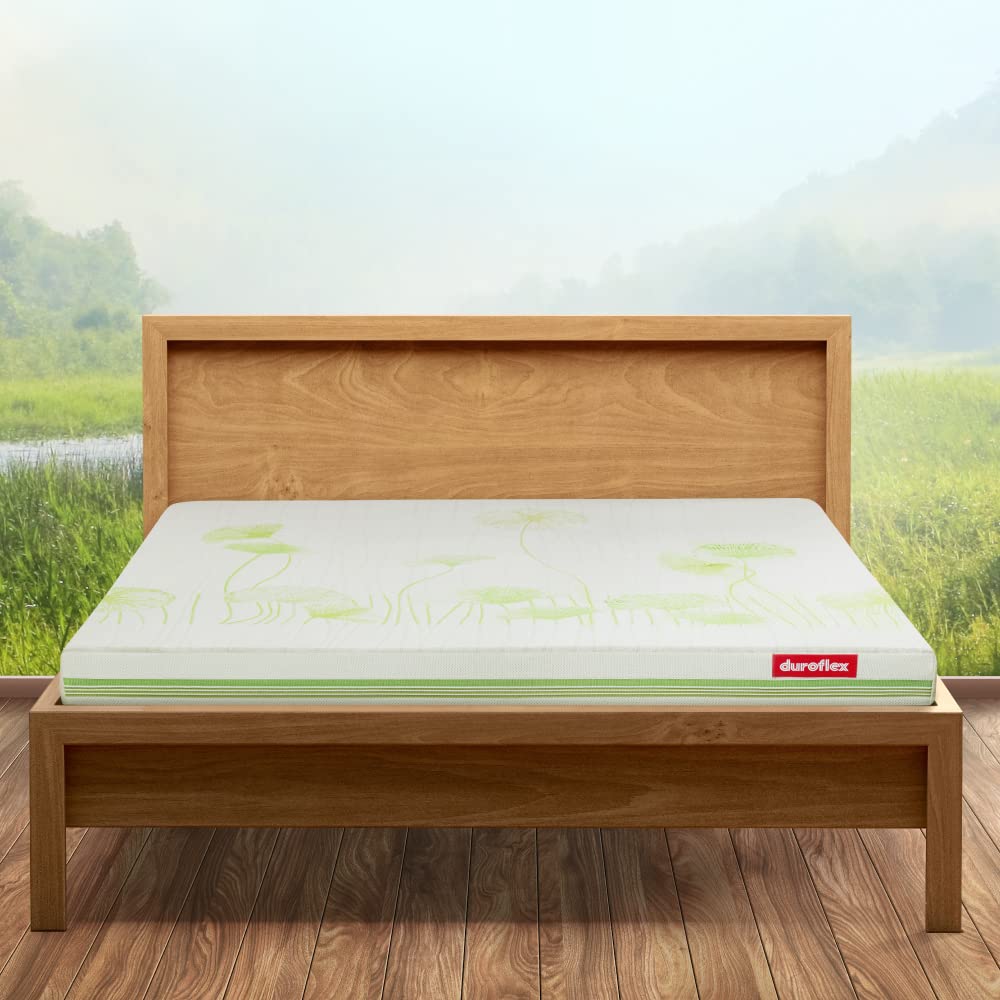 Duroflex Avaasa 100% Natural Latex & Coir Mattress (75x72x6 Inches) King Size