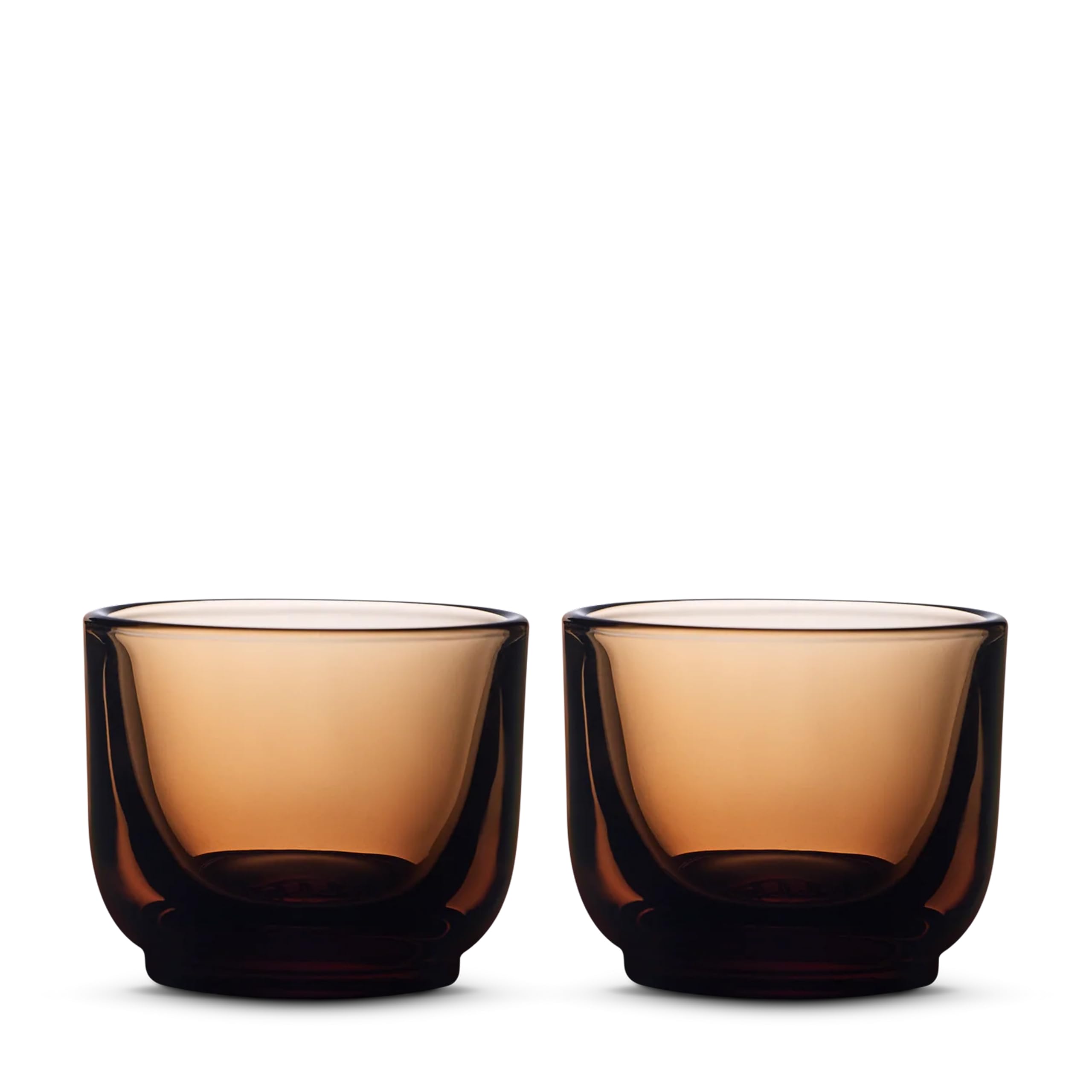 Fellow Pirch Espresso Shot Glasses 3.5 oz, Set of 2, Weighted Thick Glass