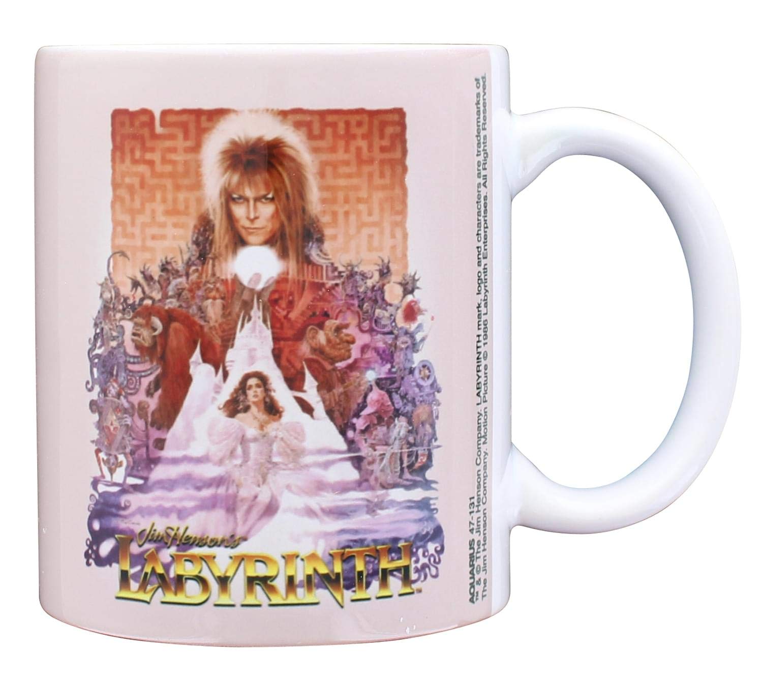 Aquarius Labyrinth ceramic mug, Medium, multicolor