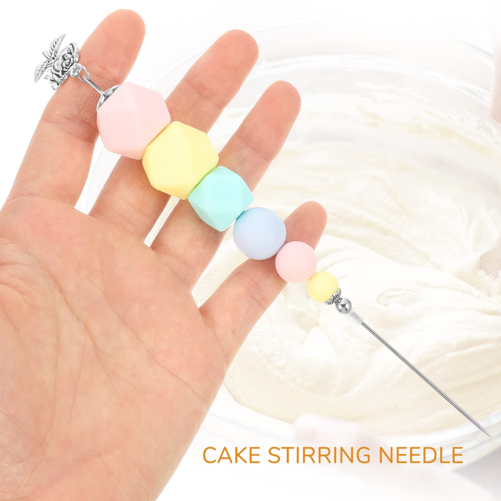 Angoily Wedding Decor Scriber Needle Sugar Stir Needle Modelling Tool Biscuit Cookie Icing Pin Cake Decorating Needle Tool Bakin