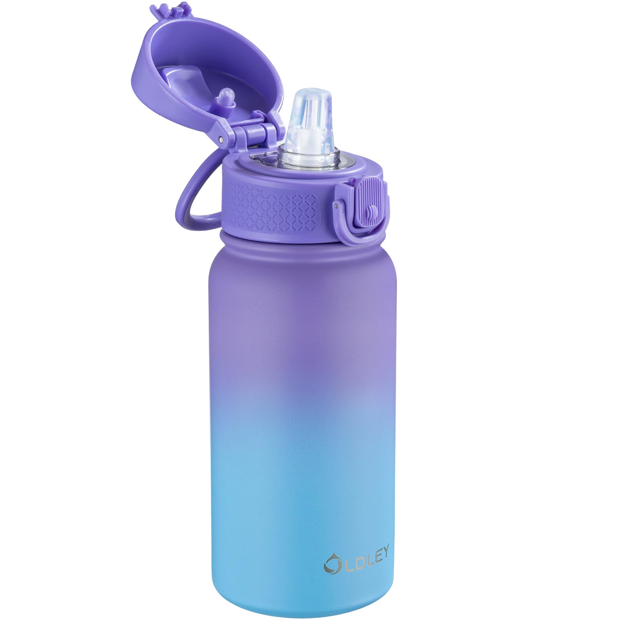 OLDLEY 12oz Kids Insulated Water Bottle, Stainless Steel, Leak-Proof, 355ml, School, Playdates, Active Kids, Daily Use