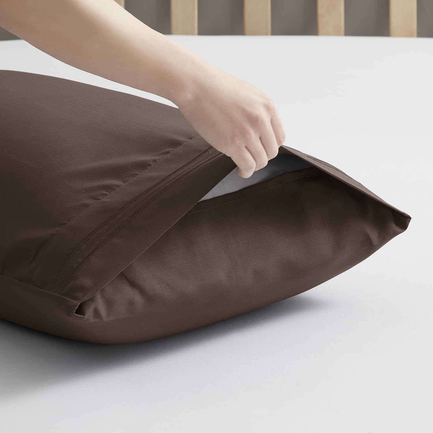 Nestl Pillow Cases Set Of 2 - Soft Pillow Cover - Lightweight Pillowcases Queen Size Set Of 2 - Microfiber Pillow Case 20X30 Inc