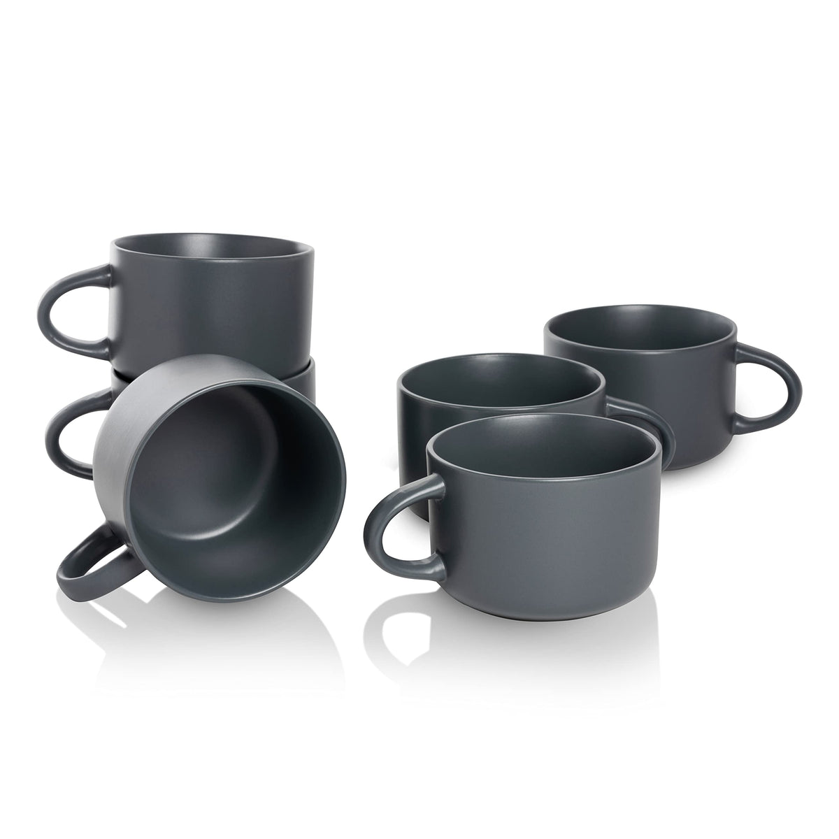 10 Strawberry Street Wazee Matte, 22 oz, charcoal