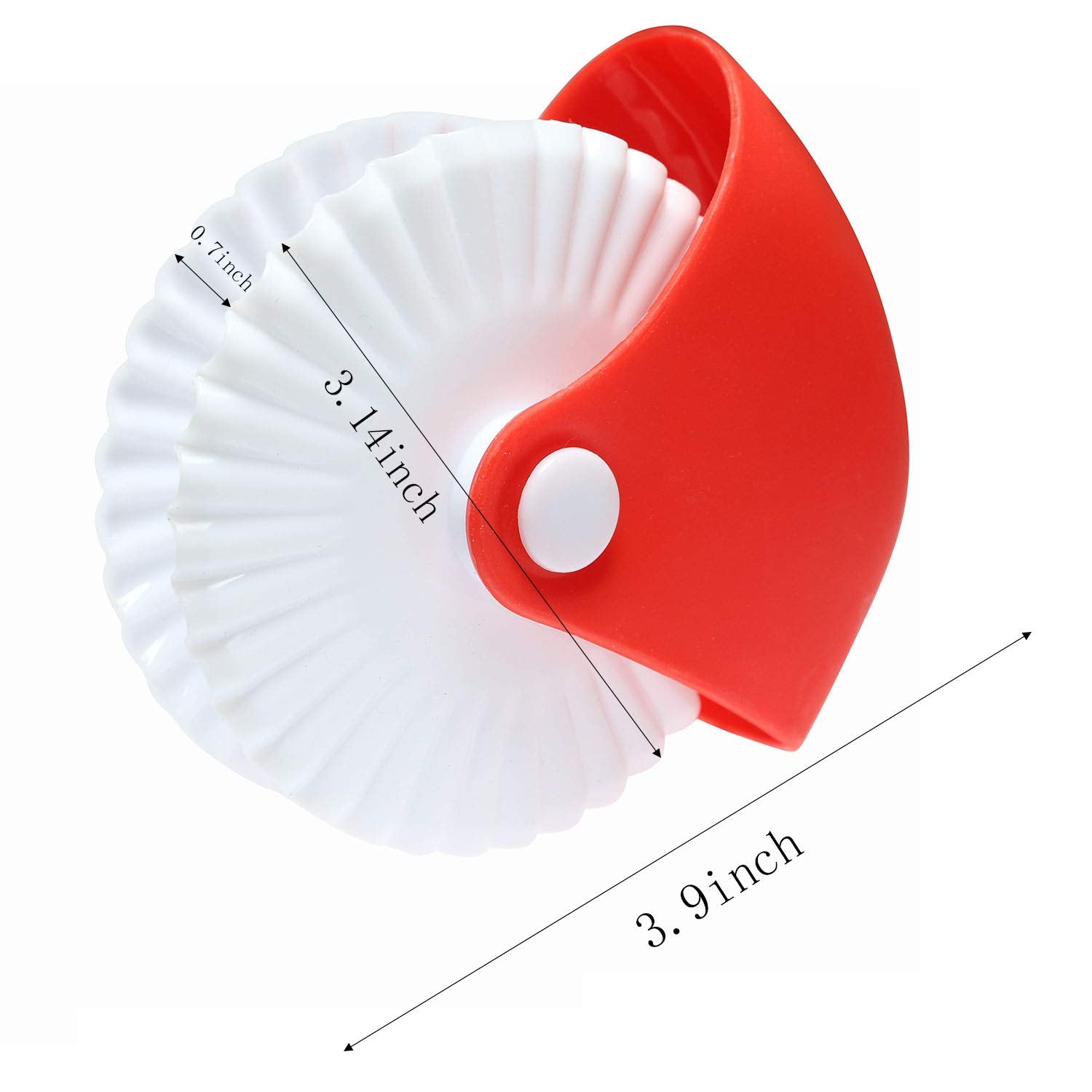 Batino 1 Set 2Pcs Pastry Cutting Wheel, Pie Crust Pastry Wheel Pastry Wheel Decorator And Cutter For Cutting Pastry, Rolled Past
