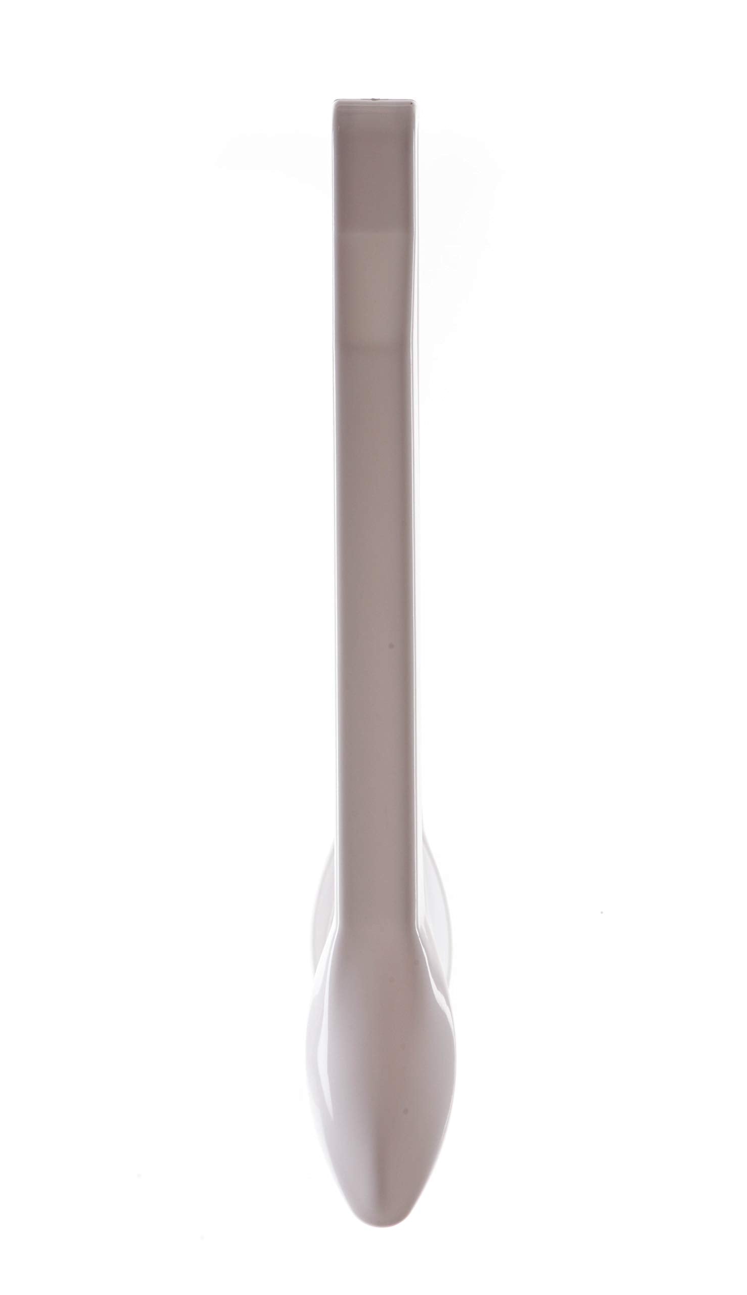 Set Of 3 - Heavy Duty White Serving Tongs - 12 Inch - Plastic Disposable Salad Tongs - High Heat Plastic, Catering, Salads, Bake
