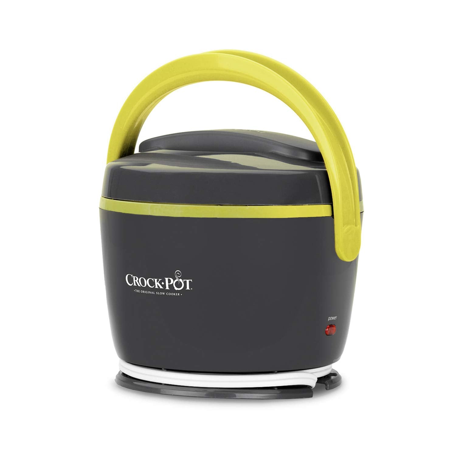Crock-Pot Sccplc200-Gy-Shp Crock-Pot Sccplc200-Gy-Shp 20-Ounce Lunch Crock Food Warmer, Gray/Green, 1, Gray/Green