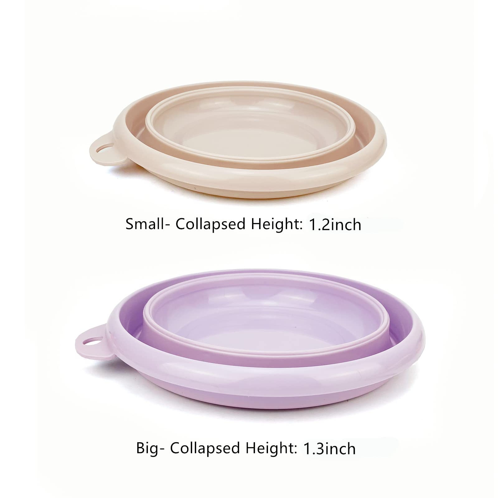 Cartints 2Pack Collapsible Wash Basin Collapsible Dish Tub Collapsible Sink,Space Saving For Dishing, Fruit, And Camping, Hiking