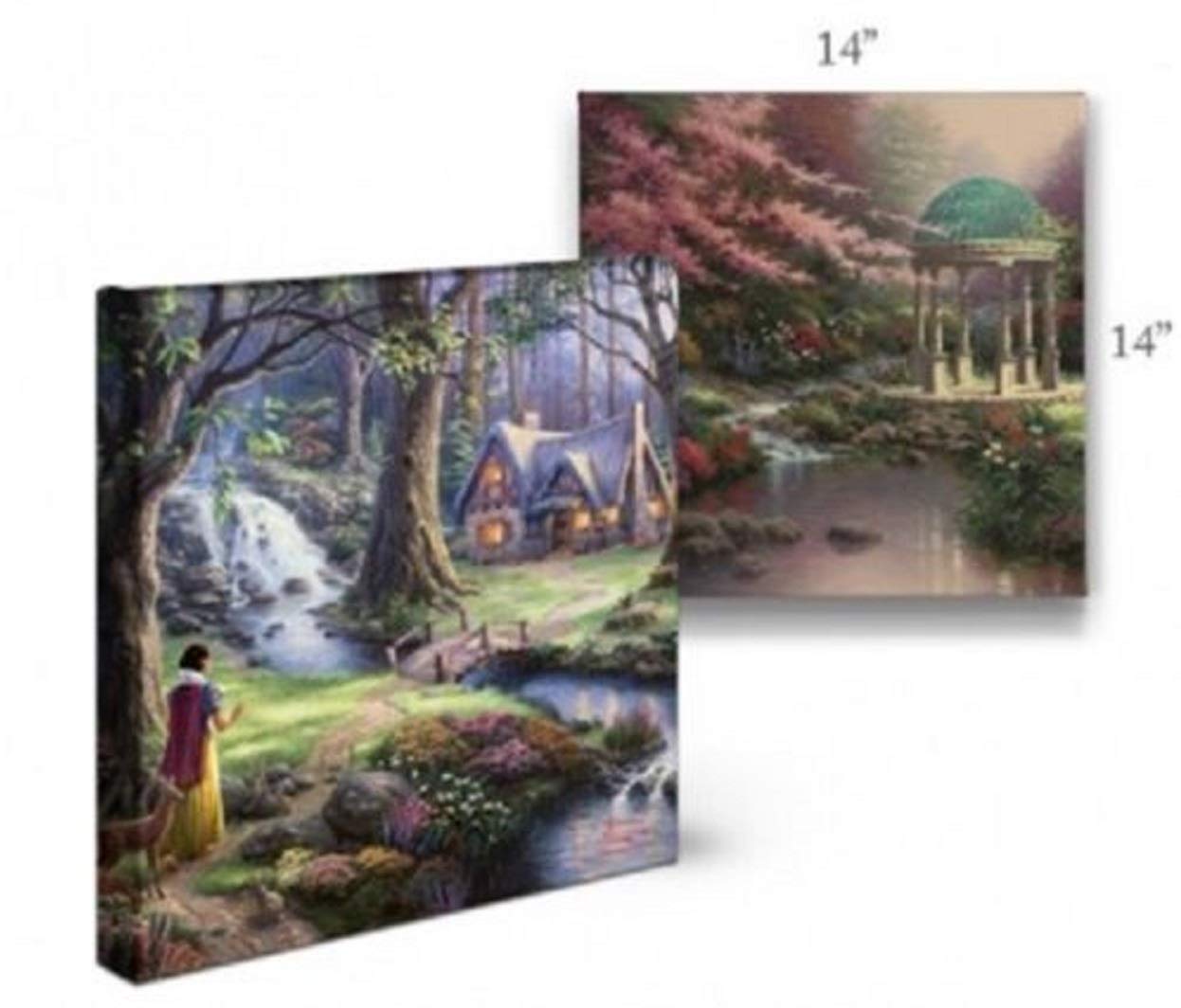 Thomas Kinkade Studios Winnie The Pooh Ii 14 X 14 Gallery Wrapped Canvas