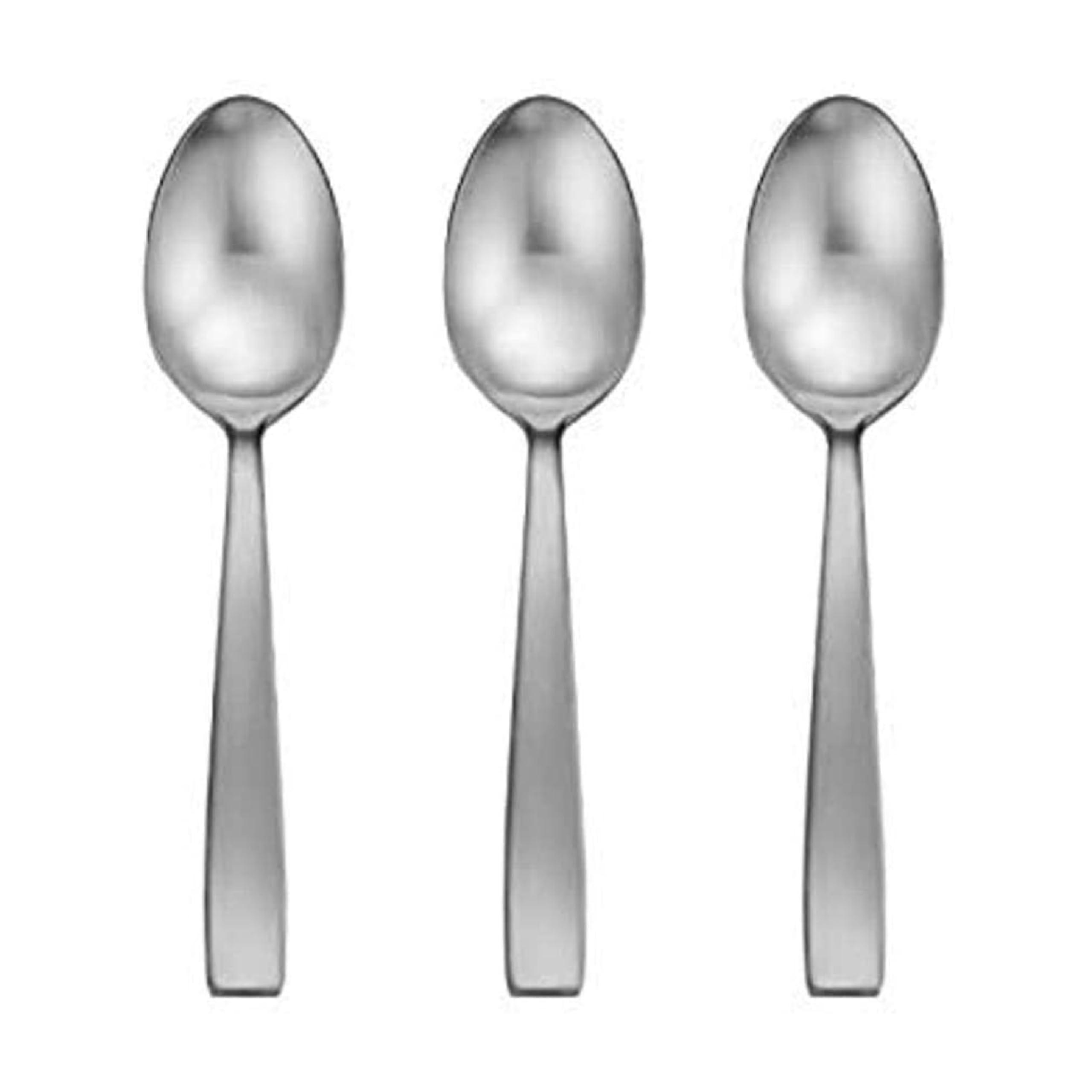 Oneida Everdine Everyday Flatware Serving Spoon, Set Of 3, 18/0 Stainless Steel, Silverware Set