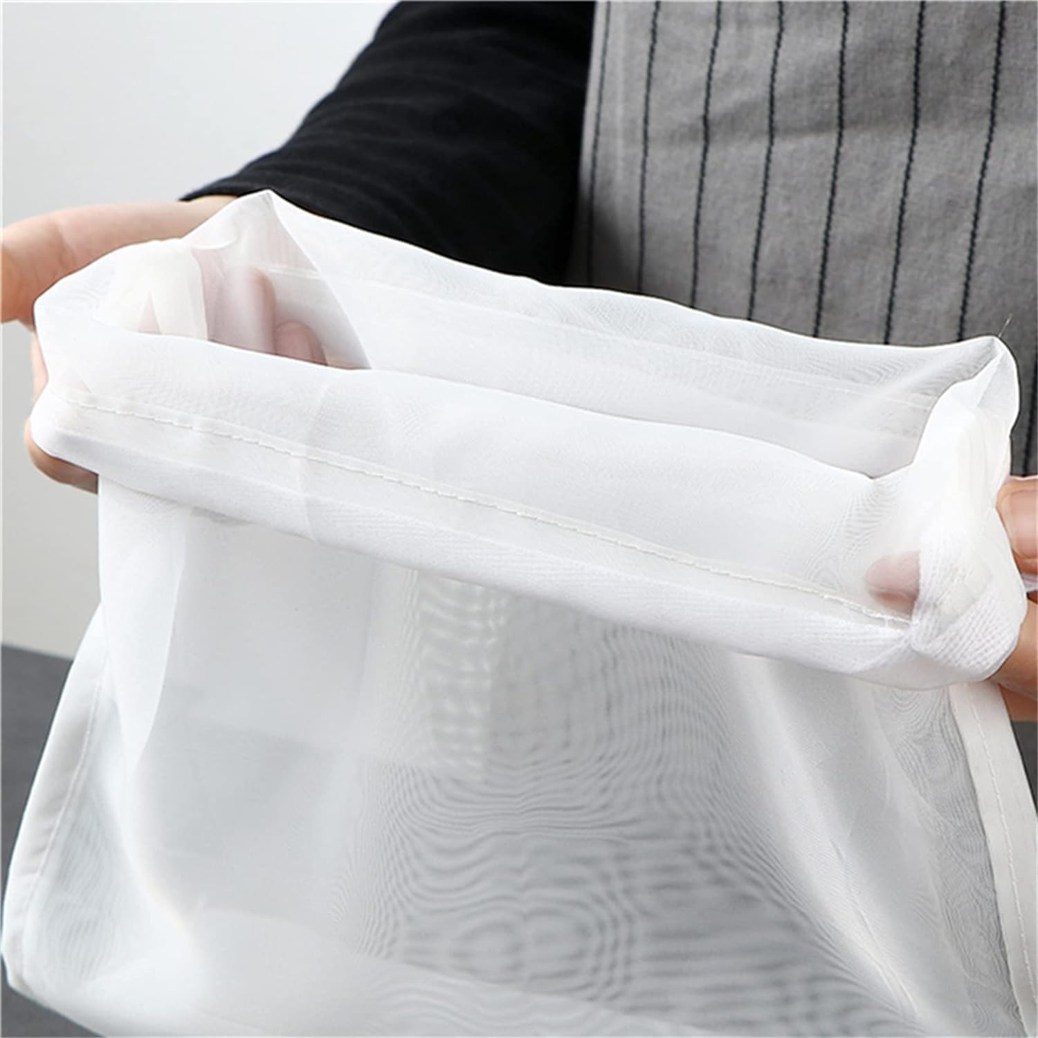 Transparent Nut Milk Bag Reusable Cheesecloth Bags For Straining Almond Soy Milk Strainer For Cold Brew Coffee Tea Juice Fine Ny
