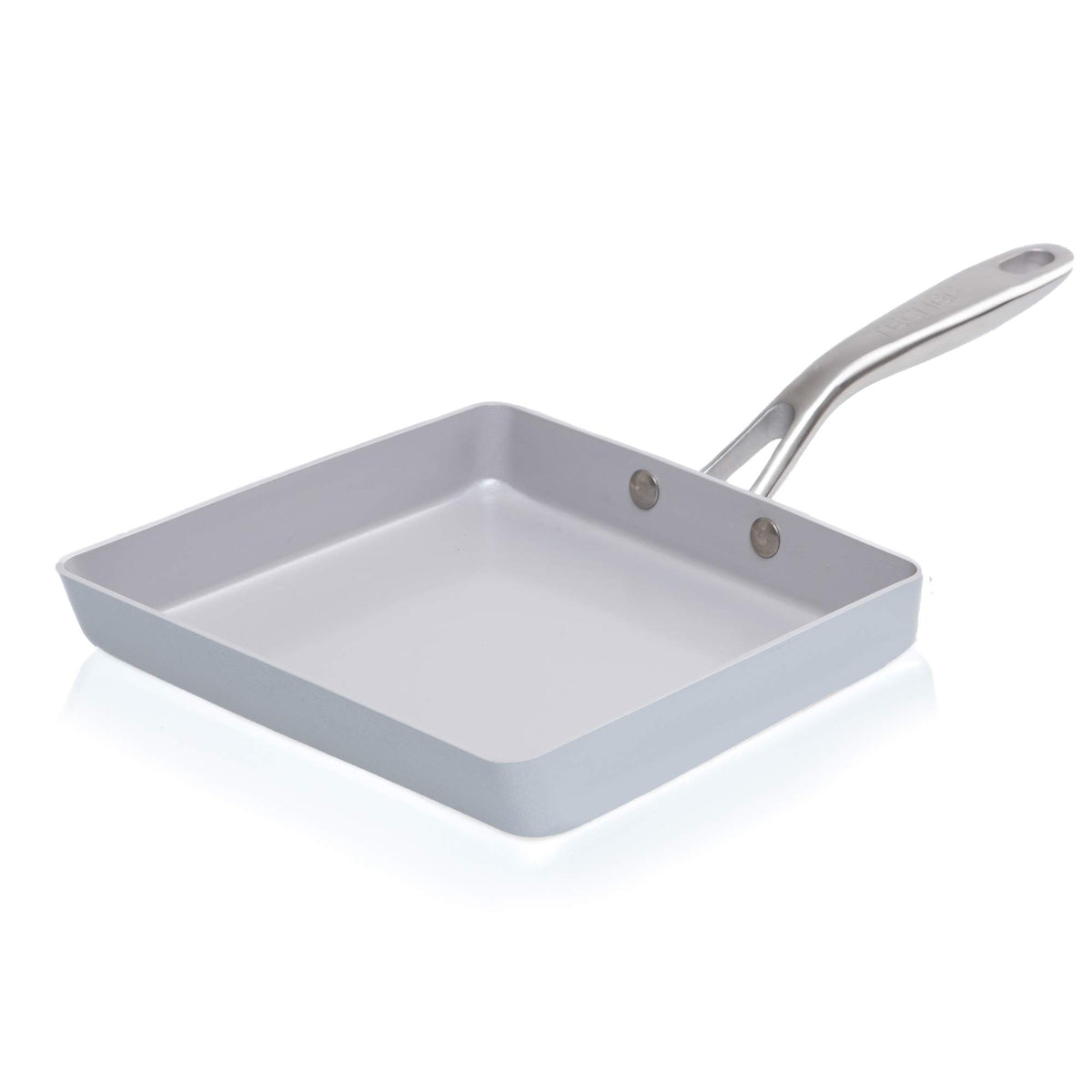 Techef - Ceraterra Ceramic Nonstick Tamagoyaki Japanese Omelette Pan/Egg Pan Skillet, (Ptfe, Pfas, And Pfoa Free), Induction-Rea