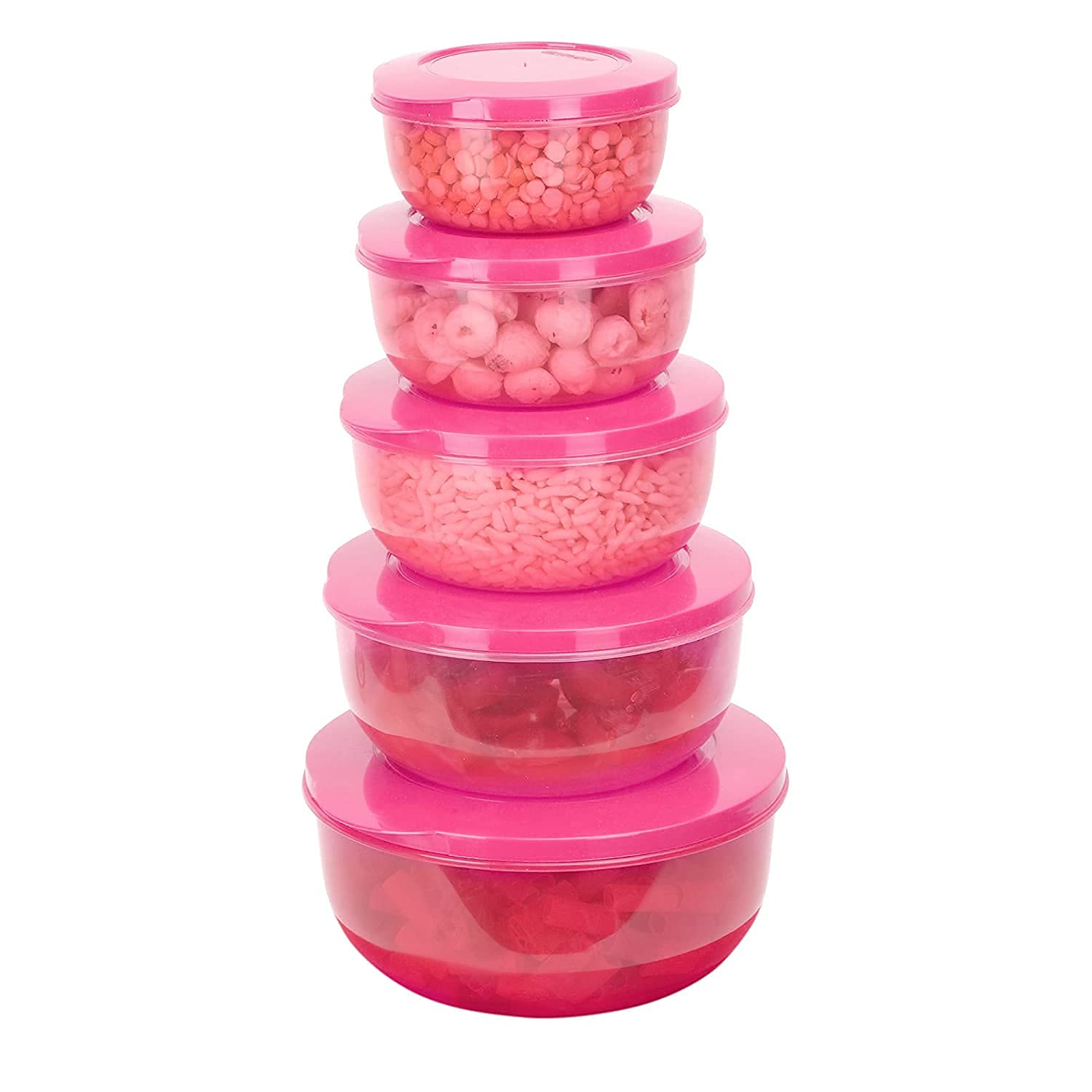 Bee Home Food Storage Box1, Vegetable Storage Box1, Spices Storage Box1, Snack Storage 1, Cereal 1 / Container 5 Piece Set 
