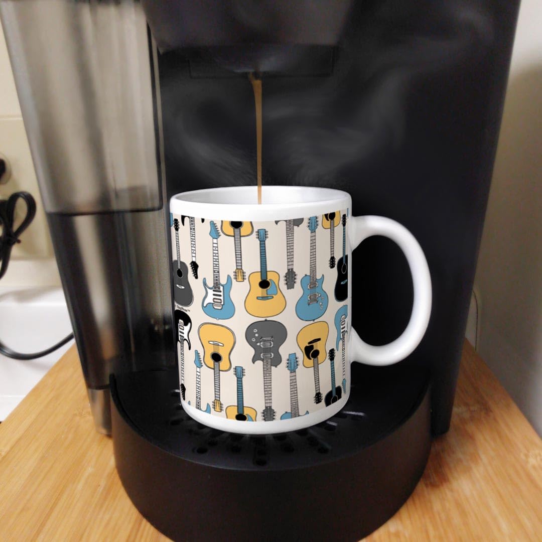 Electric Acoustic Guitars Coffee Mug Tea Cup Guitars