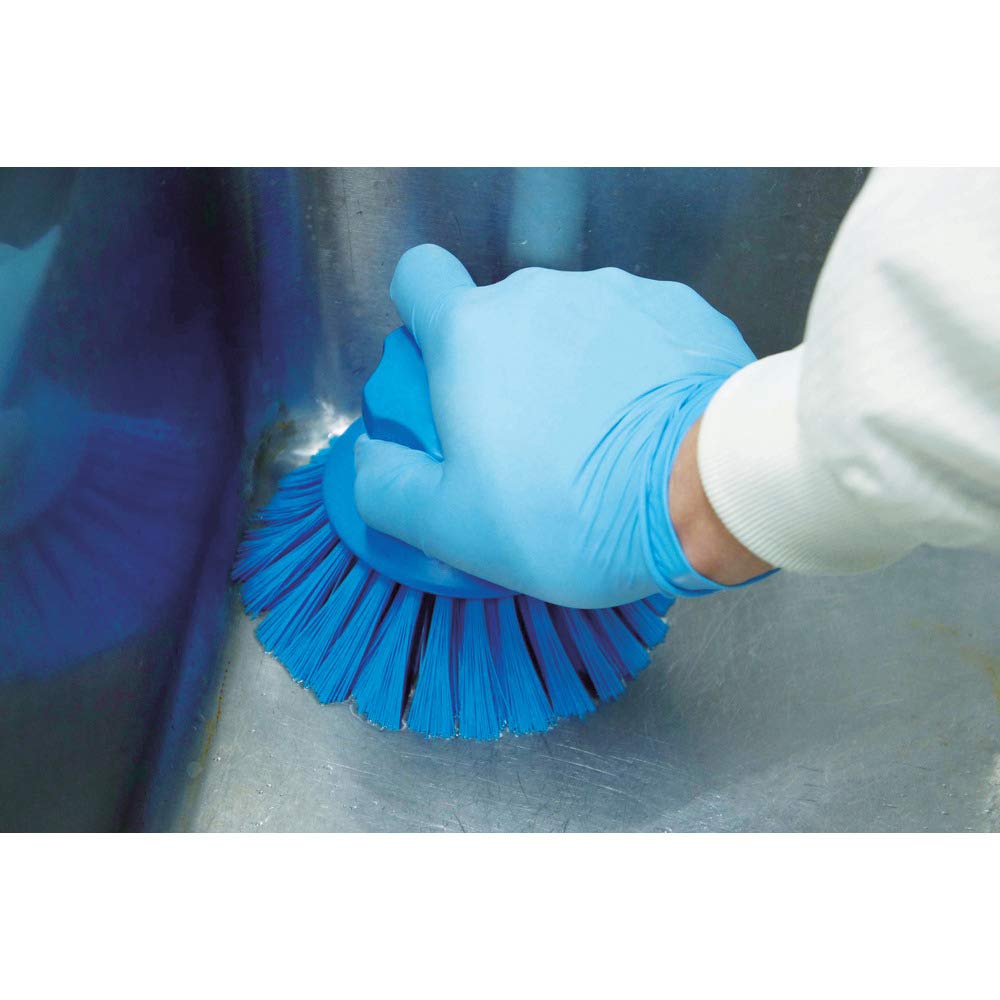 Vikan, White Brush,Scrub,Round,Stiff,5'',Pp/Pbt, 3885