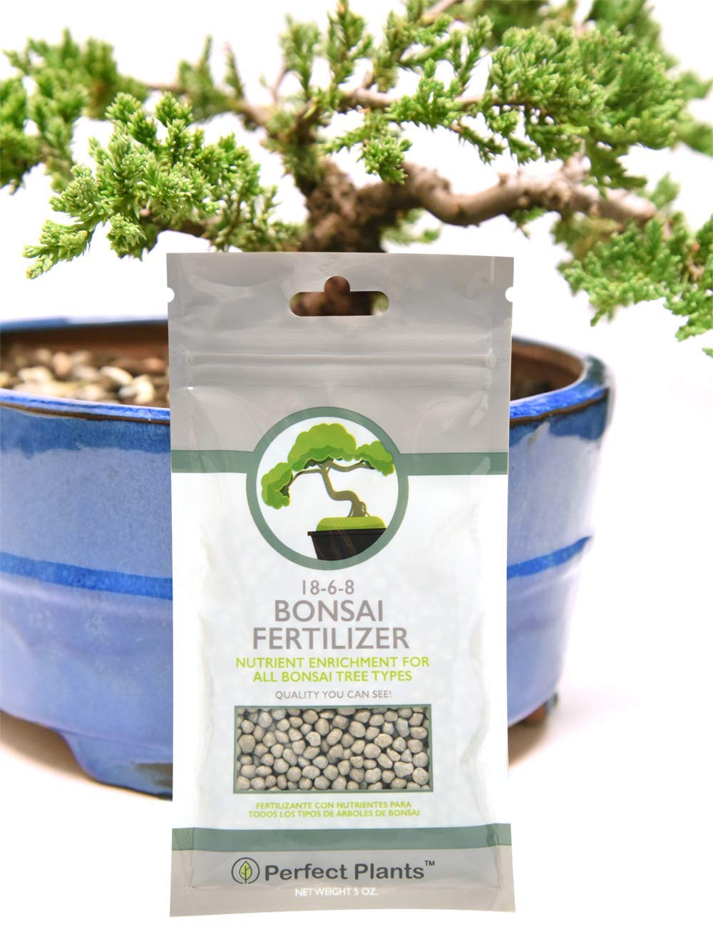 Bonsai Fertilizer Pellets By Perfect Plants - 5 Year Supply - All Natural Slow Release - Extended Enrichment For All Live Bonsai