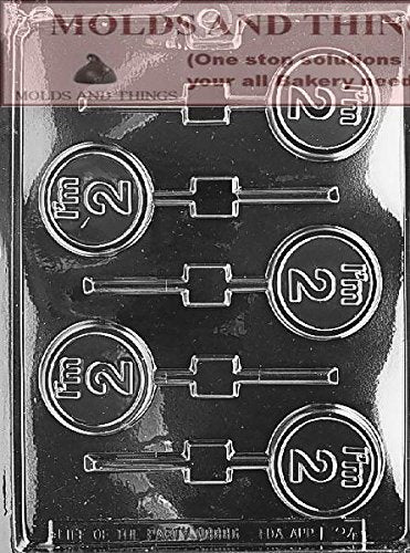 I'M 2 Lolly Chocolate Candy Mold I Am 2 Chocolate Candy Mold 2Nd Birthday Chocolate Candy Mold With Copywrited Molding Instructi