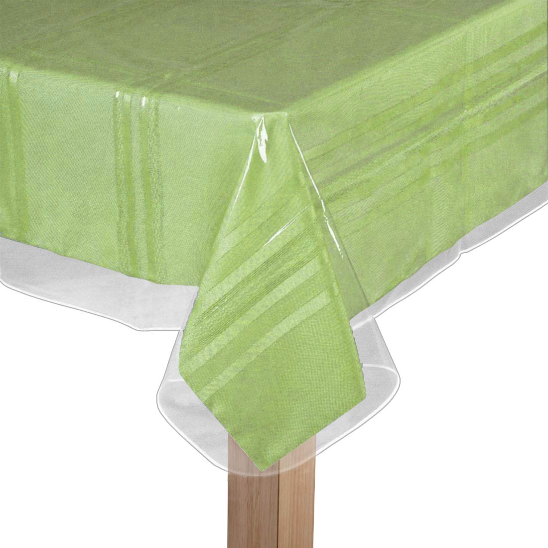 BNYD Clear Plastic Tablecloth Protector, Table Cloth Vinyl (60 x 90)