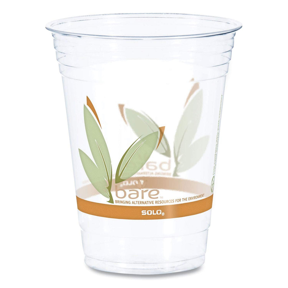 Bare Eco-Forward Rpet Cold Cups, 16-18 Oz, Clear, 50/Pack