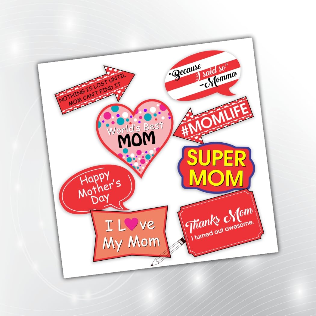 PartyStuff Props  Mom Party Props (8 Piece)