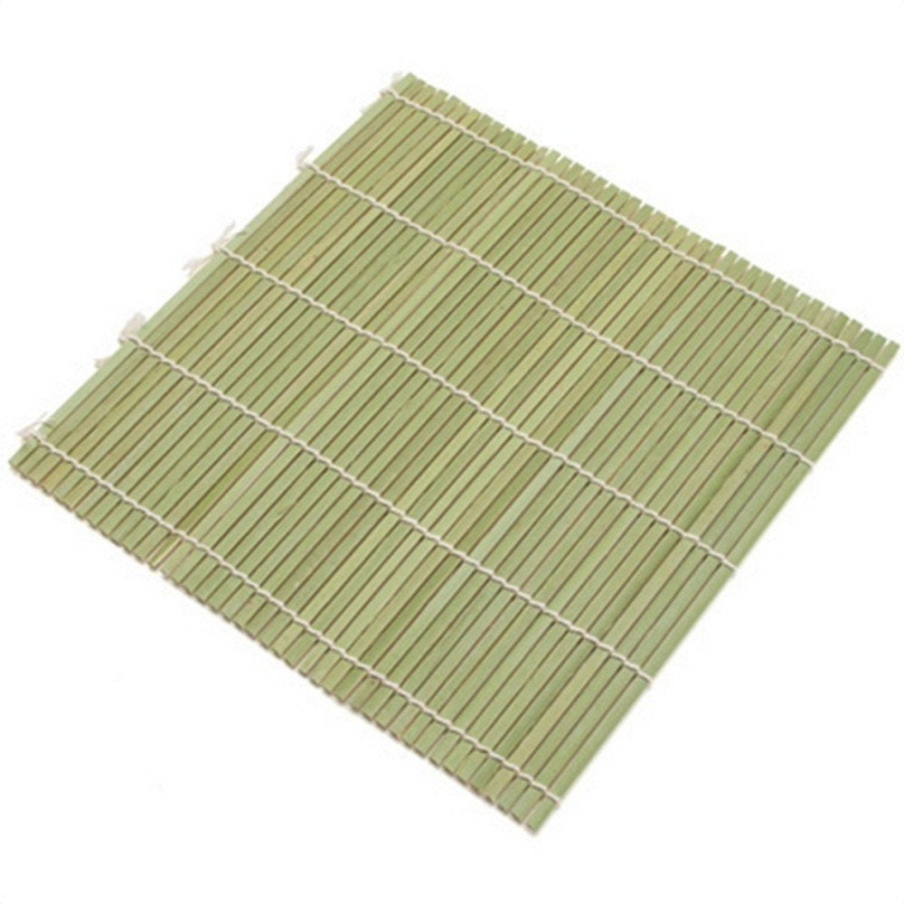 Japanbargain, Bamboo Sushi Mat Sushi Roller Bamboo Sushi Rolling Mat Maker 9.5 Inch Square