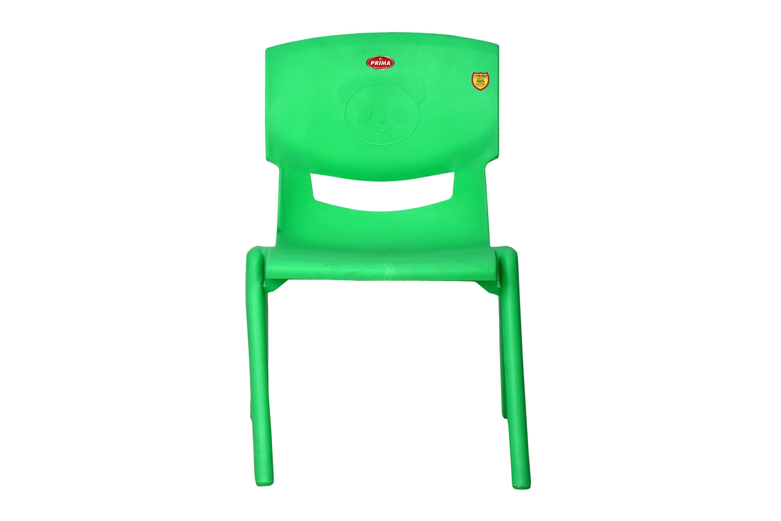 Prima Baby Plastic Chair 120 Strong Durable And Comfortable With Backrest For | Kids | Study | Play For Home/School/Dining For 2