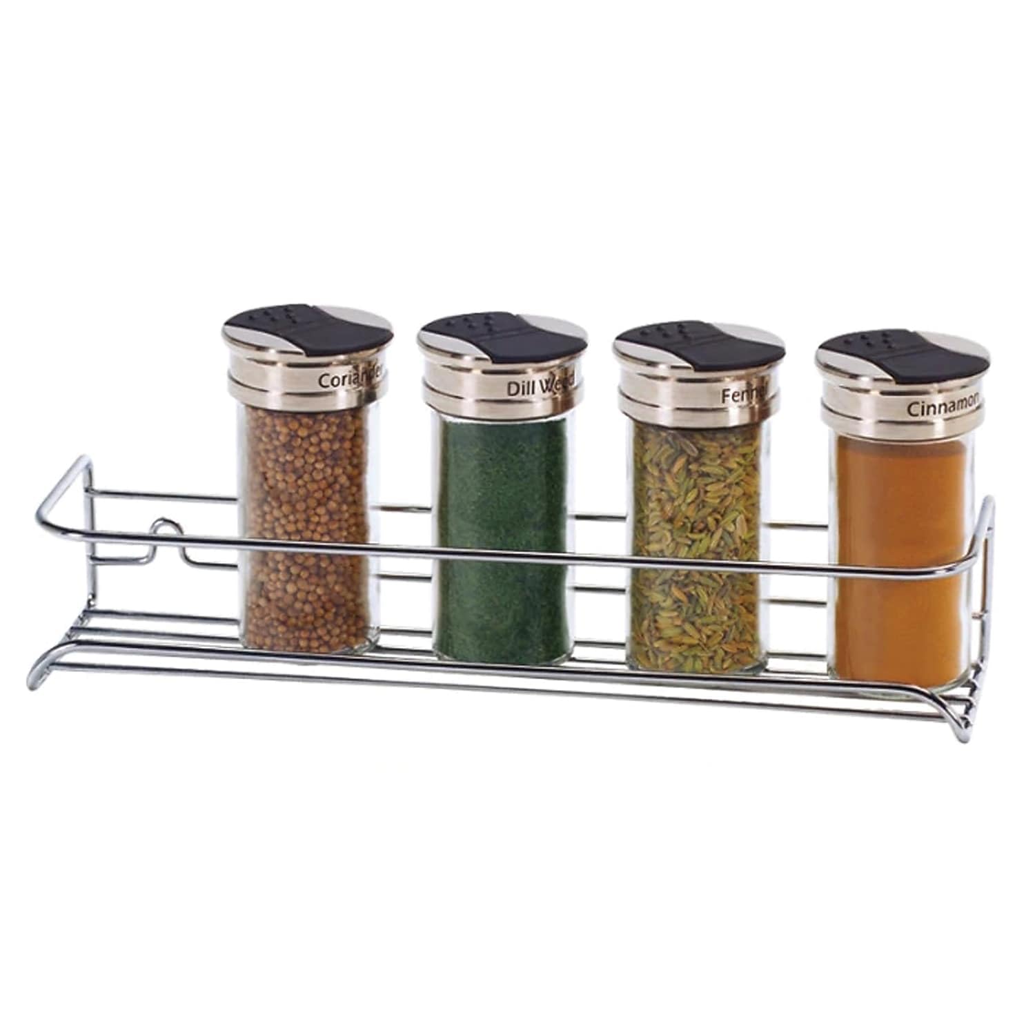 Better Housewares Chrome Spice Shelf 1464.6 - Standard Size, Durable Design