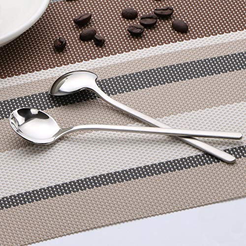 10 Pack Espresso Spoons 18/10 Stainless Steel Teaspoons Set For Coffee Sugar Dessert Cake Ice Cream Soup Antipasto Cappuccino, 5