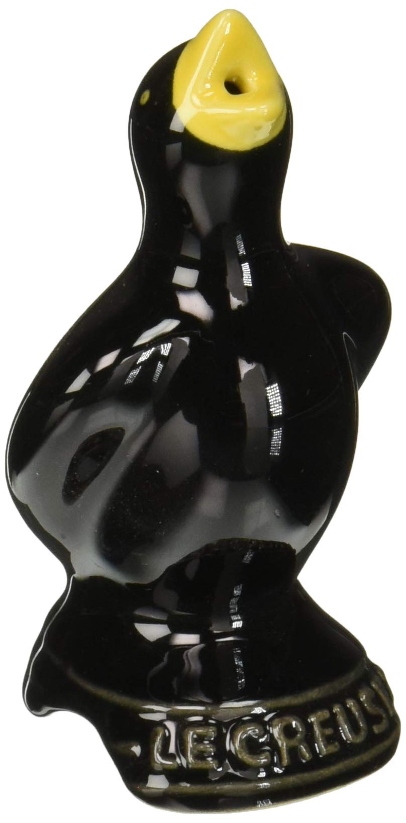 Le Creuset Stoneware Pie Bird, 3.25'', Black With Yellow Beak