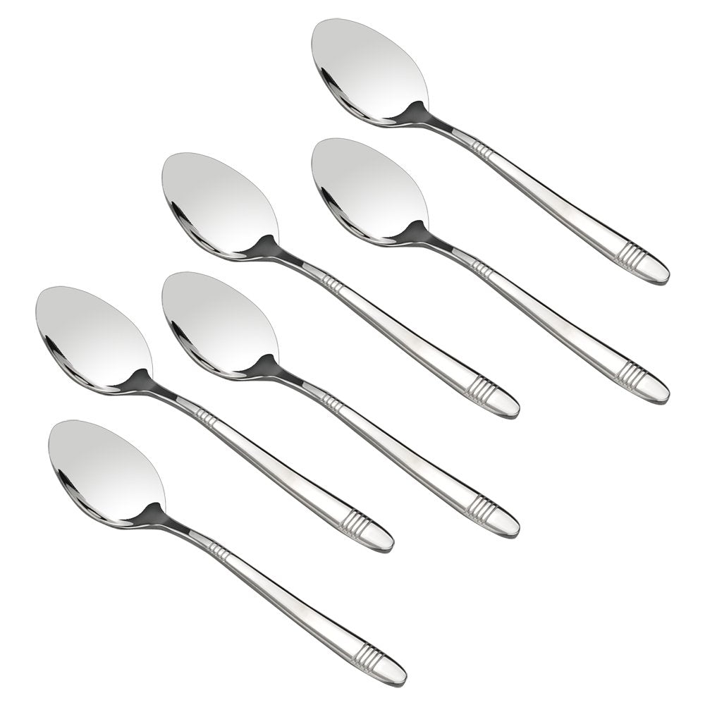 Begale 12-Piece Stainless Steel Dessert Spoons, Small Spoon