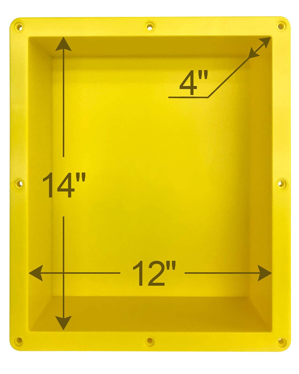 Uni-Green Shower Niche Ready For Tile 16''   14''    4'' Bathroom Recessed Shower Niche Rectangle Leak Proof Shower Shelf Organi